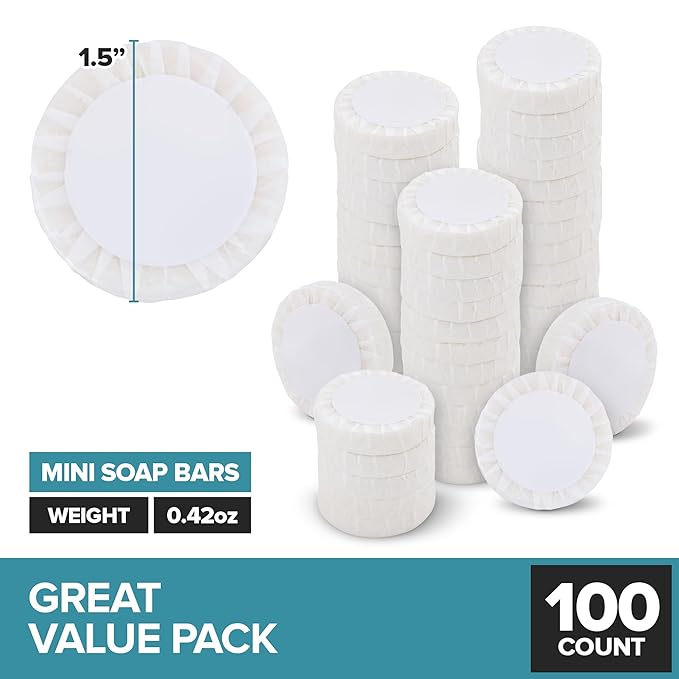 Bulk Hotel Soap Bars (100 Count),
