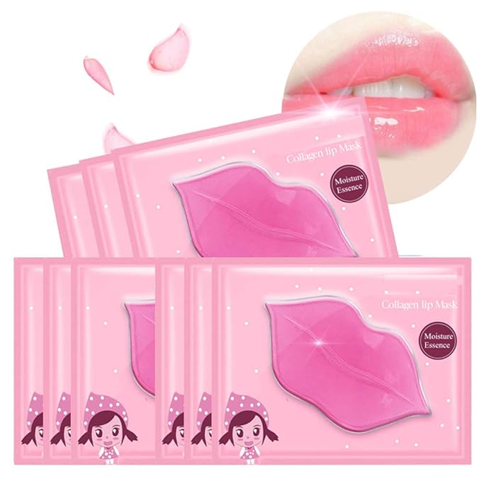 Lip Mask, 30PCS Collagen Crystal Pink