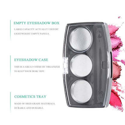 10Pcs Empty Magnetic Eyeshadow Palette Empty Eyeshadow Pans