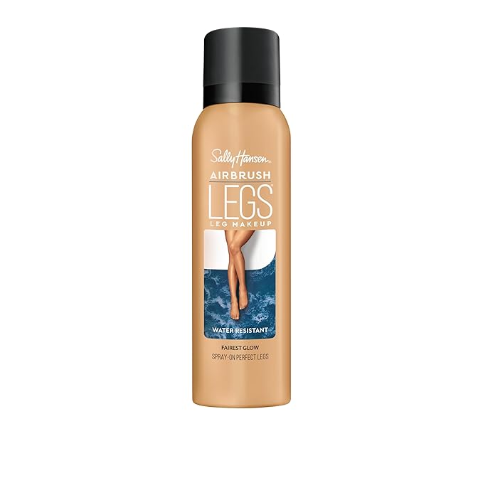 Sally Hansen Airbrush Legs®, Leg Makeup, Fairest Glow, Easy Application, Flawless Looking Legs, Water Resistant, Transfer Proof Lotion