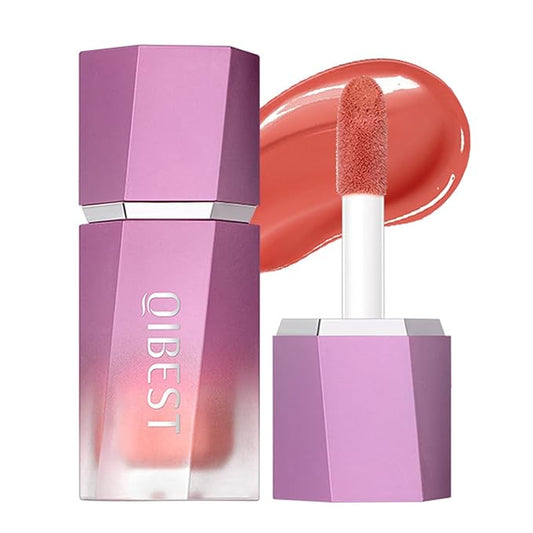 Matte Dewy Liquid Blush, Silky Smooth Cream Soft Cruelty-free,02 Cherry