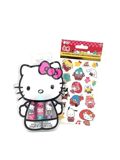 Hello Kitty 3pk Lip Balm Set