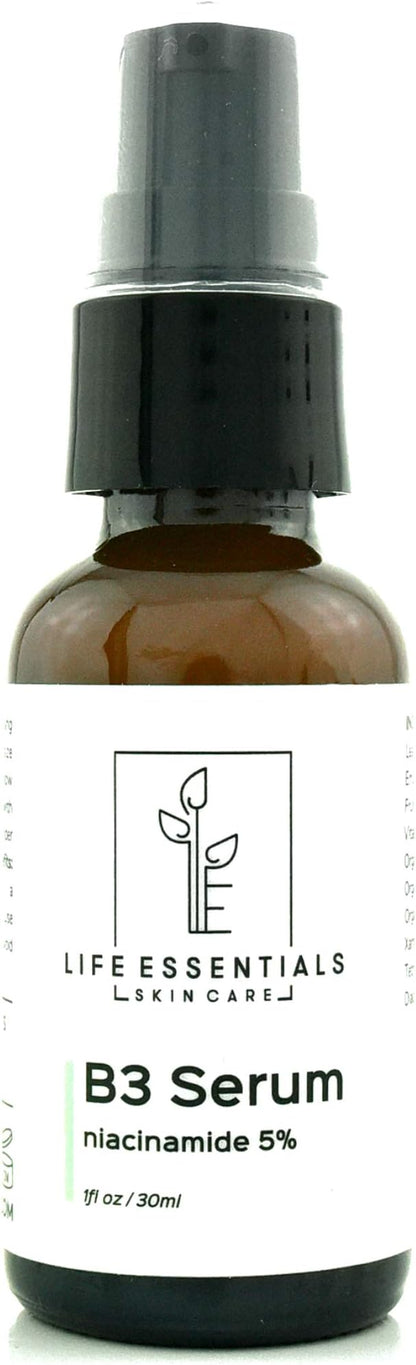 Niacinamide 5% Vitamin B3 Serum- 1 Fl. Oz.- Anti-Aging Face Cream That Tightens Pores, Reduces Acne Scars and Wrinkles, Boosts Collagen & Repairs Skin - Niacinamide Serum For Face