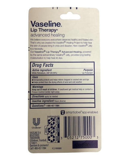 Vaseline Lip Therapy Petroleum Jelly Advanced