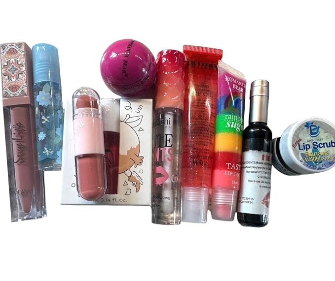 Diva Stuff Pink Lip Kit, 10 Clear