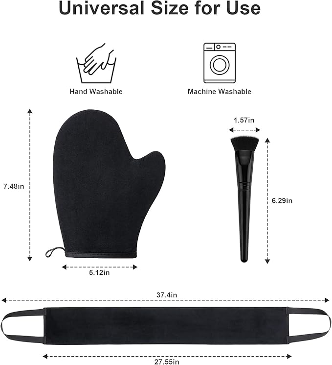Self Tanner Mitt Applicator - Tanning Mitts Self Tanner, Self Tanning Mitt Applicator and Self Tanner Back Applicator, Tanning Glove for Self Tan Mit Self Tanner mit Self Tan Mitt Applicator
