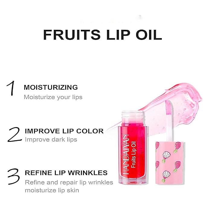 Lip Gloss Set, 3 PCS, Tinted Lip Balm, Gloss