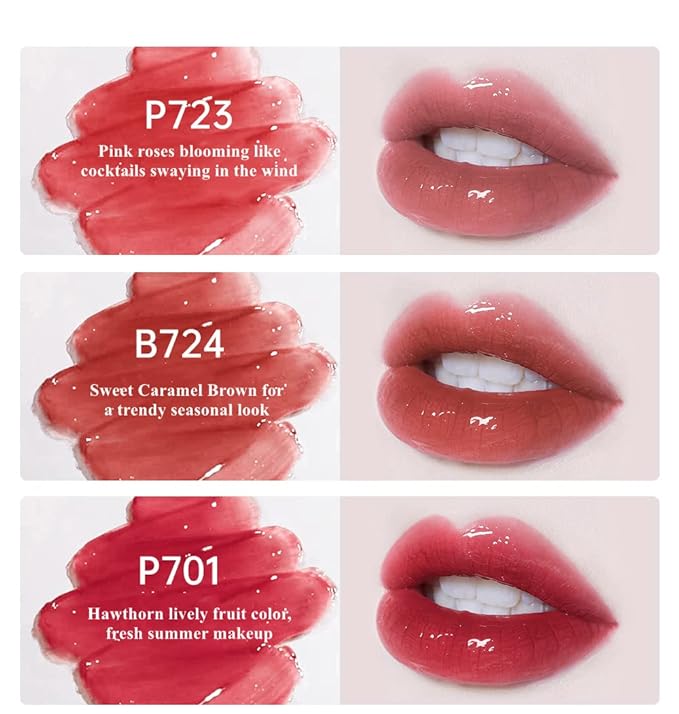 COLORKEY Lip Gloss Mirror Series, Hydrating Lip Gloss Gloss