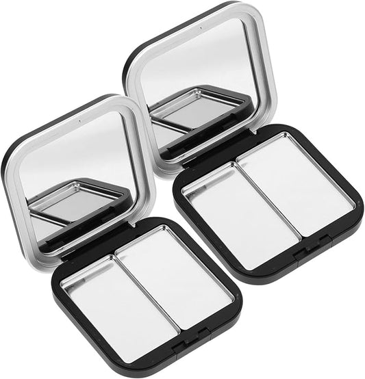 Beaupretty Makeup Palettes 2pcs Empty Eyeshadow DIY Lipstick