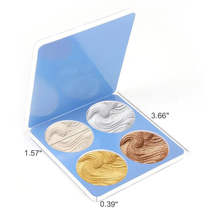 Boobeen Highlighter Makeup Highlighter Palette Powder Shimmer Highlighter