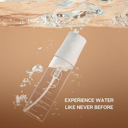Nuda Self Tanning Water Mousse - Light to Medium | Streak & Transfer-Free Clear Self Tanner | Hydrating Sunless Tanner for a Natural Look | Lightweight Fragrance-Free Self Tanning Mousse, (6.4 Fl Oz)