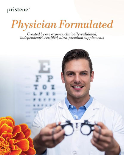 Macutene Protect Eye Vitamins for Macular Support Areds 2 with Lutein and Zeaxanthin Supplements (25mg/5mg) – Doctor Formulated Bilberry Supplement for Eyes, NSF Certified, Vegan (60 Capsules)