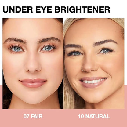 evpct 2Pcs under Eye Brightener, Nourishing Luminous under & 10#