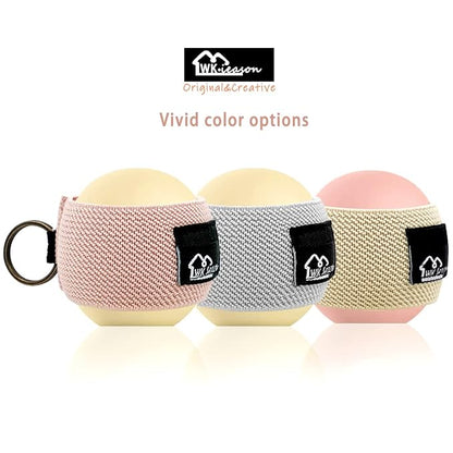 WKieason Lip Balm Holder Sleeve with Keychain Lipstick Tight-knit