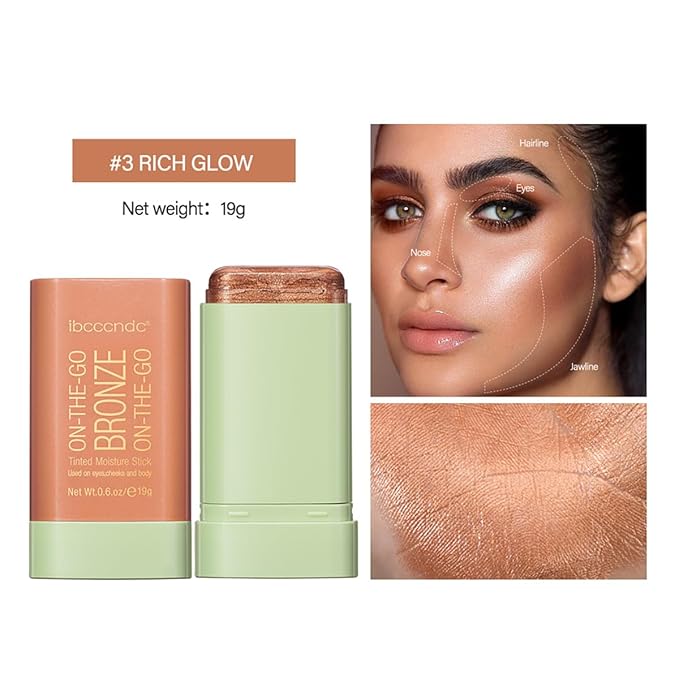 Multi-Use Makeup Blush Stick, Beauty Tinted Solid Blush