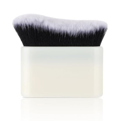 Tanning Brush For Self Tan Kabuki Foundation Brush Self Tanning Blending Brush For Makeup Self Tanner Back Applicator Body Makeup Brush For Legs Liquid Face Sunscreen Contour Blending Brush White