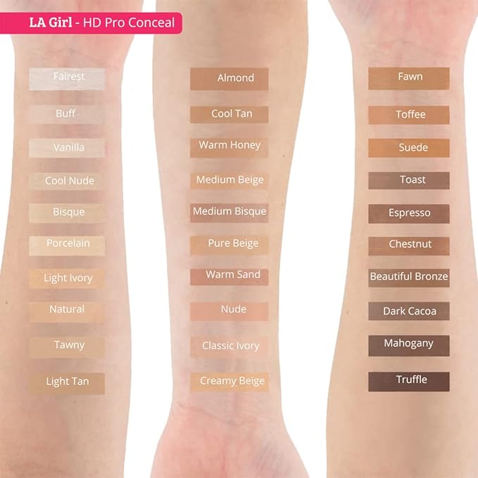 L.A. Girl Pro Concealer, Toffee, 0.28 Oz (LAX-GC984-B) 0.28 Oz
