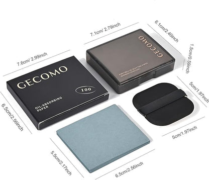 KYDA 200 Sheets Bamboo Charcoal Oil Blotting Paper Control Film