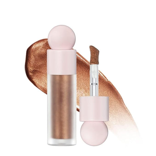 Liquid Highlighter Natural Glow For Face & Body, (#4 Candlelight)