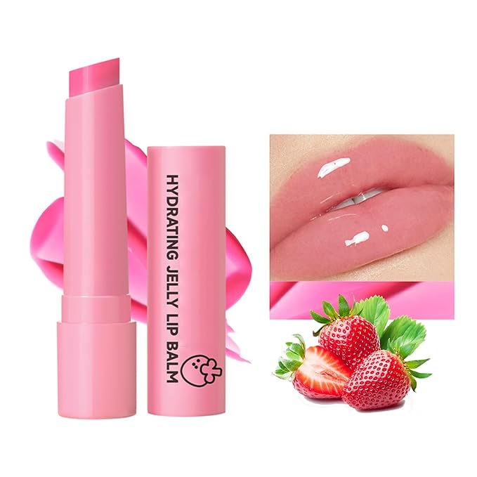 Hydrating Jelly Balm,Tinted Moisturizing Lip Balm