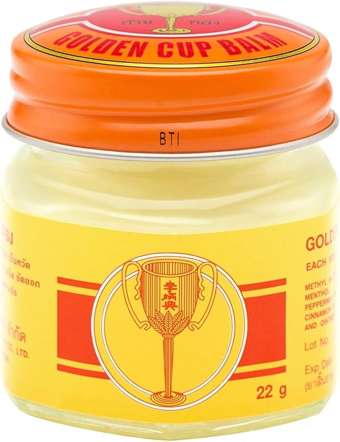 Golden Cup Balm Yellow Herbal Thai 22g