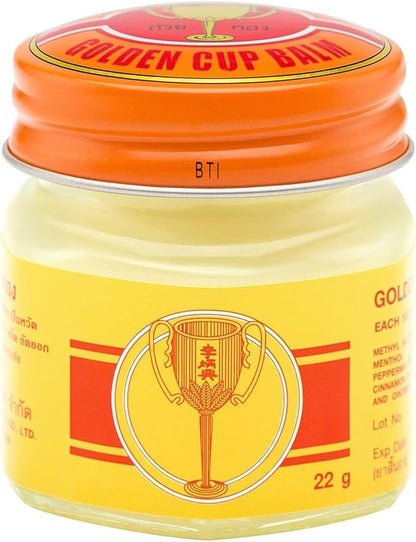 Golden Cup Balm Yellow Herbal Thai 22g