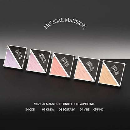 MUZIGAE MANSION FITTING BLUSH Vegan Powder Lightweight, Smooth,