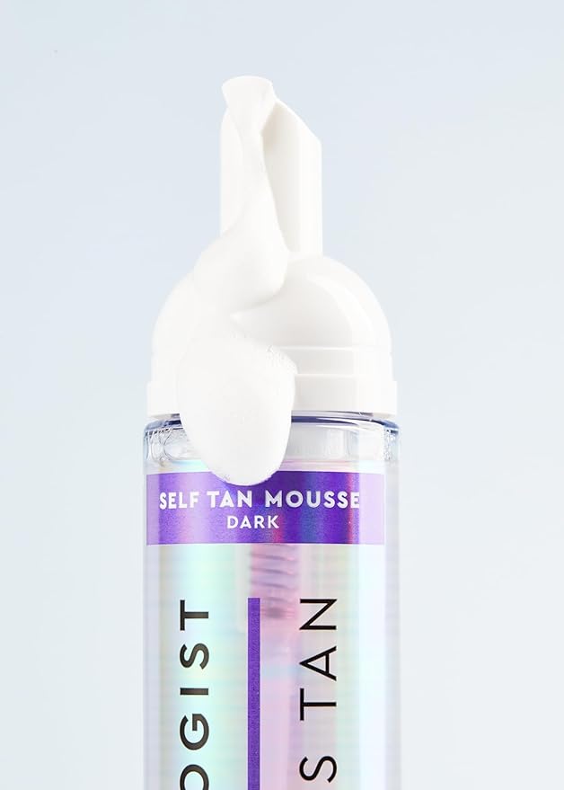 Tanologist Express Self Tan Mousse, Dark - Hydrating Sunless Tanning Foam, Vegan and Cruelty Free - 6.76 Fl Oz