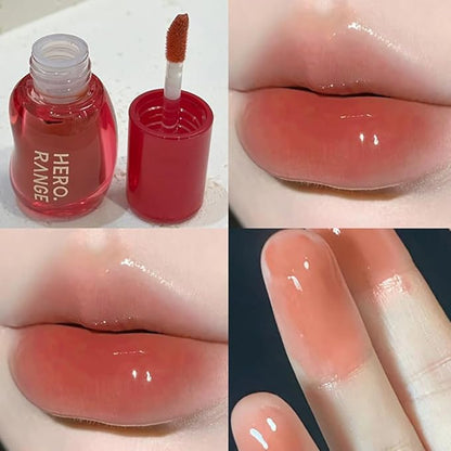 Petansy 3D Voluming Gloss 6 Colors Glasting Color Gloss Plumping, Glossy, Moisturizng, Natural Color, Long-lasting Liquid Lipstick