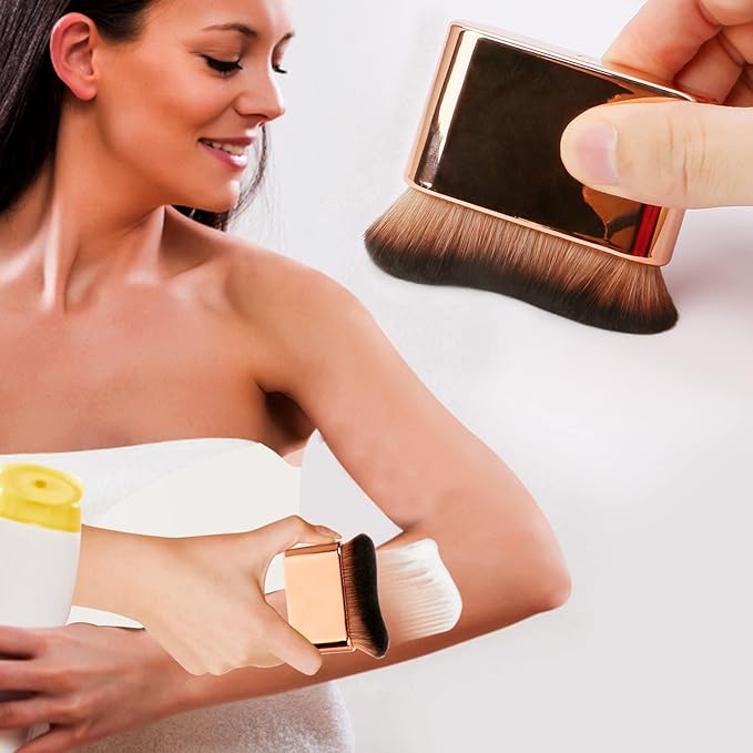 Yoseng 2-in-1 Self Tanner Brush Kit - For a Flawless and Easy Self-Tanning Experience