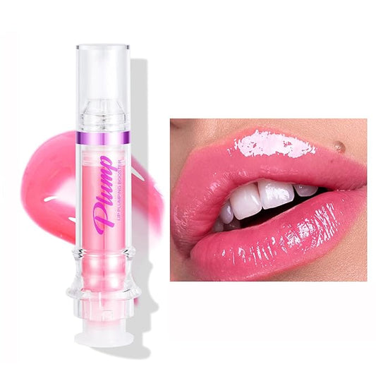 Lip Plumper Gloss,Natural Spicy Lip Plumping
