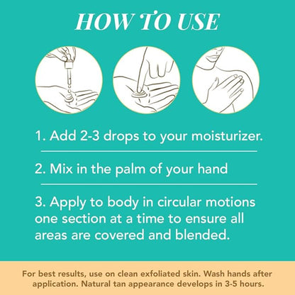 Body Drench Quick Tan Sunless Tanning Self-Tan Booster, 1 fl oz