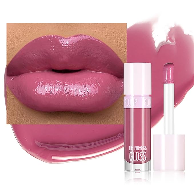 Plumping Lip Gloss for Women Glossy Liquid Lipstick Plumping