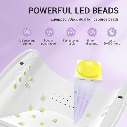 Melodysusie uv nail lamp, plus30t
