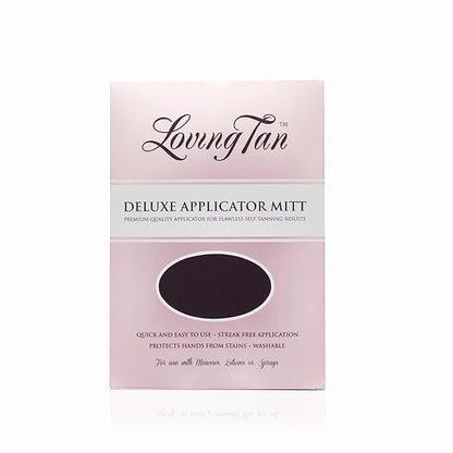 Loving Tan Self Tanning Deluxe Applicator Mitt, Washable & Durable Design for a Salon-Style, Streak Free Finish, Use with Self Tan Mousses, Sprays and Lotions, Reusable - 1 ct.