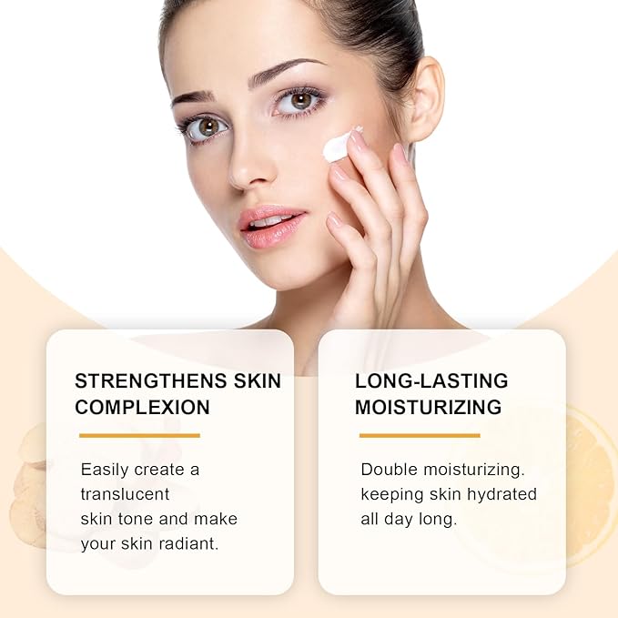 Niacinamide Vitamin C Black Tube Skin Cream, Niacinamide Vitamin C Face Cream, Multifunctional Smooth Hydrating Makeup Cream, Vitamin C Plain Face Cream (2pcs)