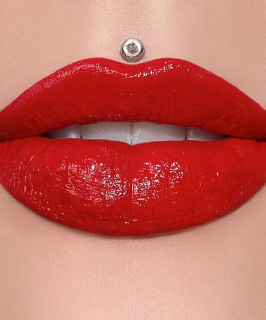 Jeffree Star Cosmetics Supreme Gloss Full Pigmented Lip Gloss (Red Affair, MEDIUM)