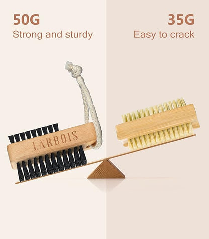 Nail brush for cleaning fingernails,