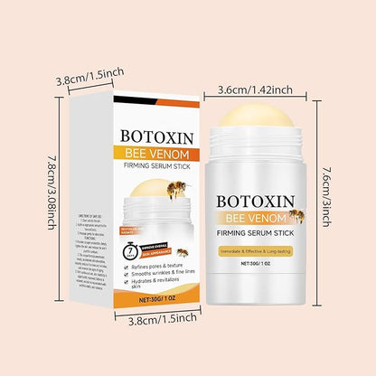 Bee Venom Firming Serum Stick, Advanced Firming & Wrinkle-Reducing Cream, Restore Skin Elasticity,Lifts, Plumps and Firms Skin, Natural Bee Venom Serum for All Skin Types