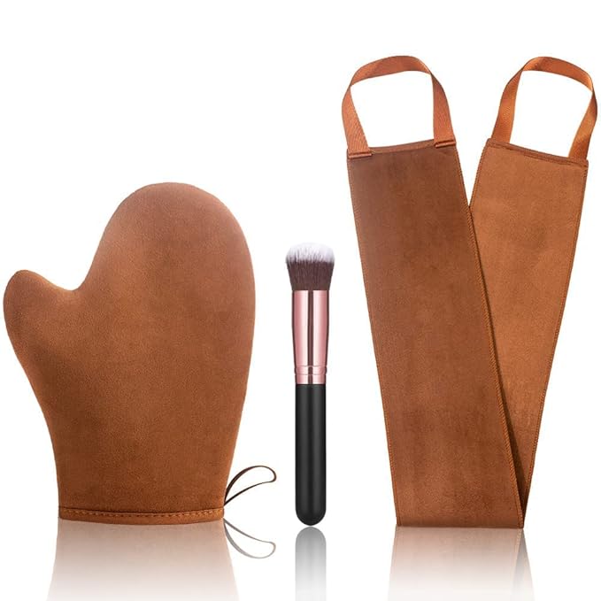 3 Pack Self Tanning Mitt Applicator Tanning Mitts Self Tanner Kit Self Tanner Mitt Applicator Self Tanning Glove for Self Tan Mitt Applicator Sunless Tanner Mitt Self Tanner Mit Self Tan Mit