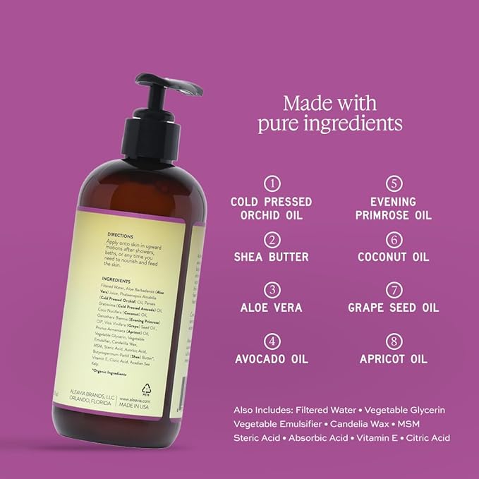 Aleavia Orchid Prebiotic Body Lotion –