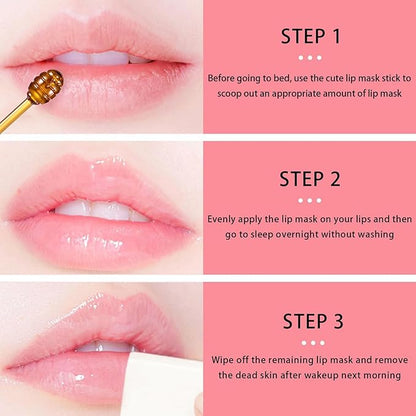 4 PCS Bee Lip Balm Honey