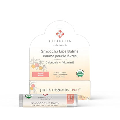 ORGANIC SMOOCHA ORGANIC LIP BALM Peach