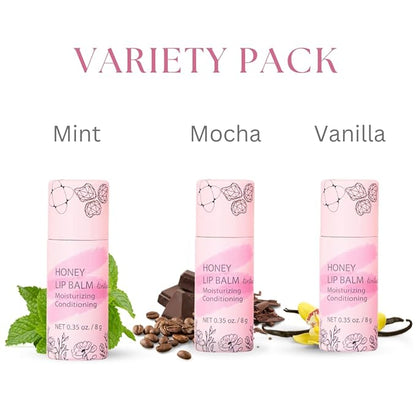 Organic Honey Lip Balm - 100% oz)