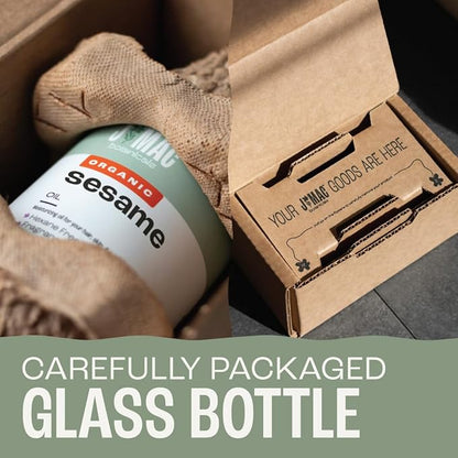 J MAC BOTANICALS, Organic Sesame Oil,