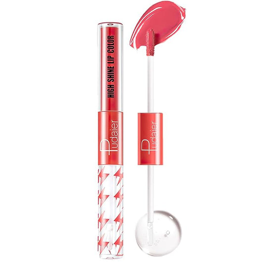 MIELIKKI Liquid Lipstick with Clear Lip Gloss, Dual Gloss,