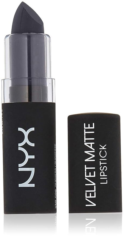 NYX Professional Makeup Velvet Matte Lipstick, Midnight Muse, Midnight