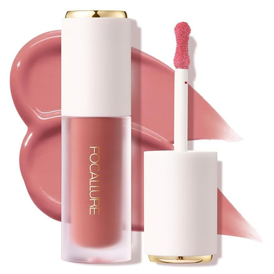 FOCALLURE Silky Cream Liquid Blush,Leaving a Matte Dewy