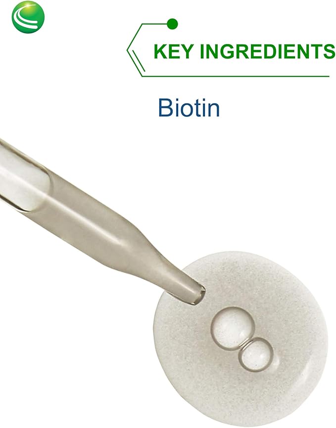 Nutra BioGenesis Biotin 5000 - Liquid Vitamin B Biotin Drops for Skin, Hair, Adrenal & Immune Health- 2 Oz