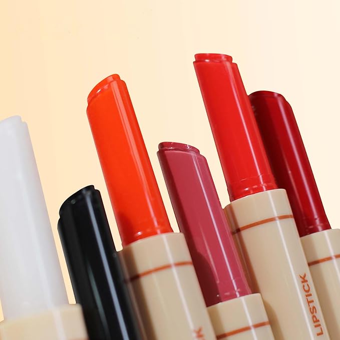 Juicy Lip Oil Slick Click Press Lipstick, Korean Shining Mirror Glass Lip Gloss Moisturizing Lip Balm Nourishing Solid Lip Glaze, Plump Your Lips, Pigmented Vegan Lip Color, Non-Sticky,04